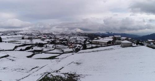 Aerial View of Village Covered - VT7MSFX