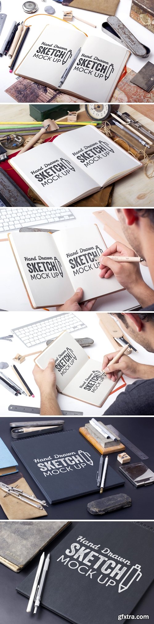 Sketch And Drawing Mockup Template