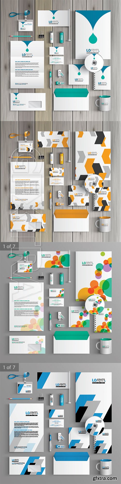 Corporate identity template and promotional gifts # 6