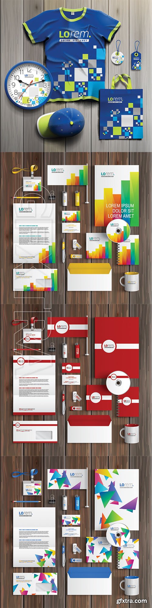 Corporate identity template and promotional gifts # 8