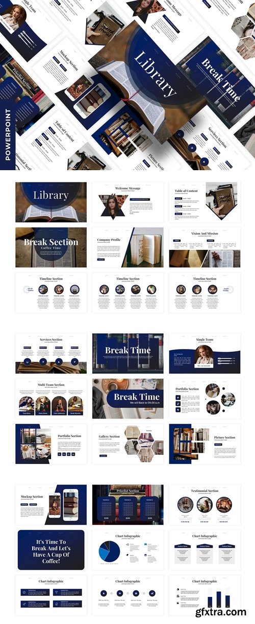 Library - Business Powerpoint Template