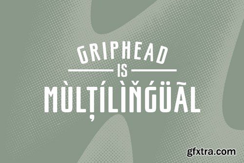 CM - Griphead Modern Condensed Font 4208934