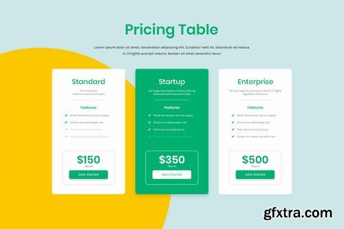 Pricing Table