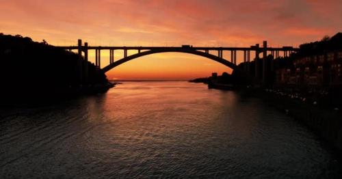 River and Bridge at Sunset - LGBVPWU