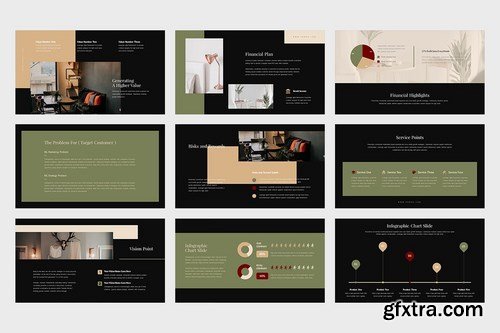 Vorea Home Decor & Interior Business Powerpoint