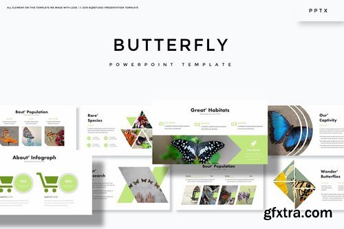 Butterfly - Powerpoint Google Slides and Keynote Templates