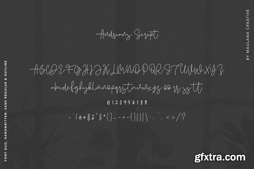 Andrians Script Sans Font