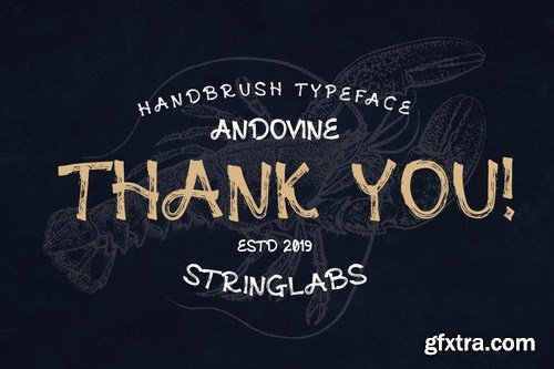 CM - Andovine - Handbrush Typeface 4210176