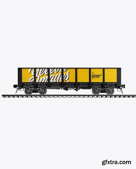 Railroad Car Mockup 50173