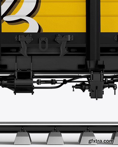 Railroad Car Mockup 50173