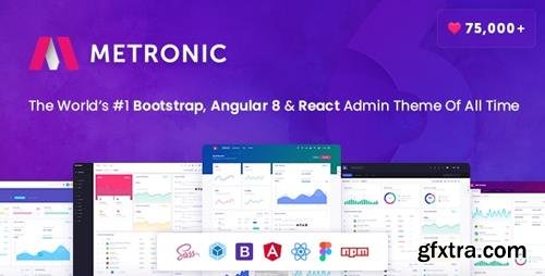 ThemeForest - Metronic v6.1.0 - Bootstrap 4, Angular 8, React Admin Dashboard Theme - 4021469