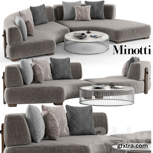 Minotti Florida Sofa Set 1