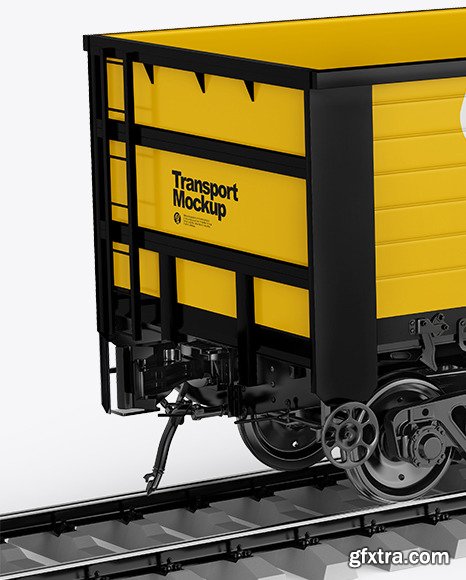 Railroad Car Mockup 50182