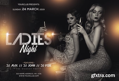 Ladies night - Premium flyer psd template