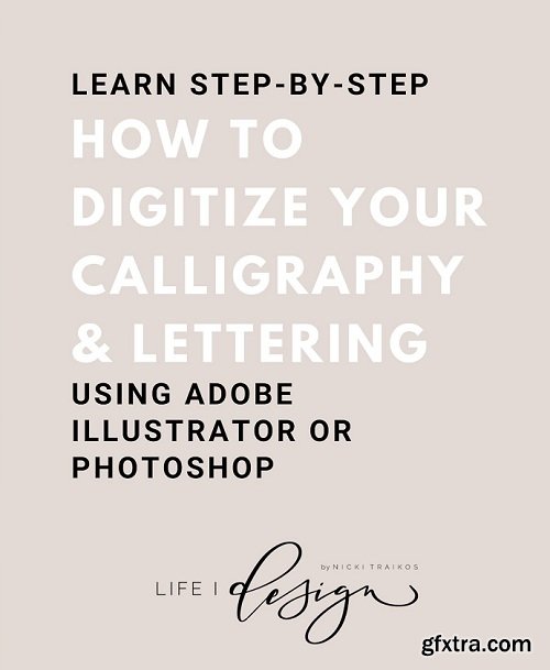  How to easily digitize your Calligraphy & Lettering using Adobe Illustrator and Photoshop