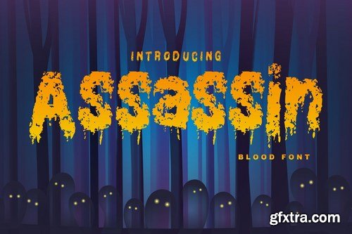 Assassin Decorative Blood Font