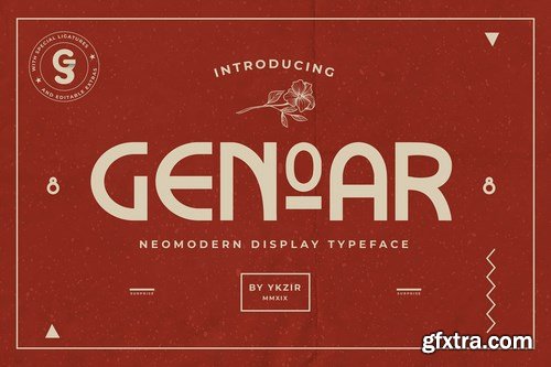 Genoar Typeface