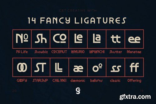 Genoar Typeface