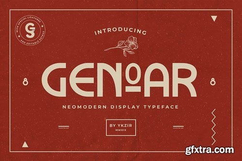 Genoar Typeface