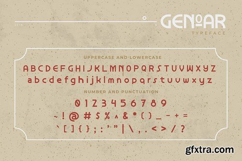 Genoar Typeface