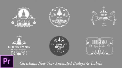 Udemy - Christmas New Year Badges - Premiere Pro