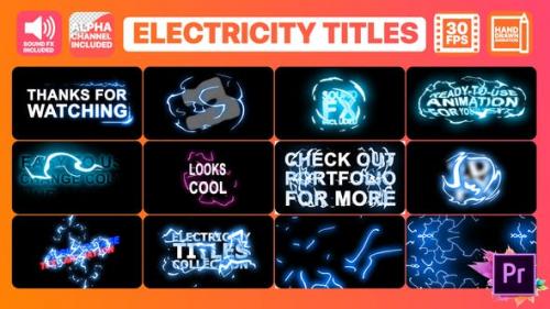 Udemy - Electricity Titles Collection | Premiere Pro MoGRT