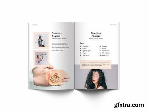 Branding Guideline A4 Brochure Template