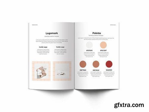 Branding Guideline A4 Brochure Template