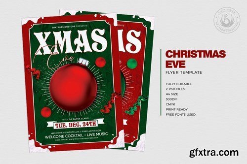 Christmas Eve Flyer Template V9