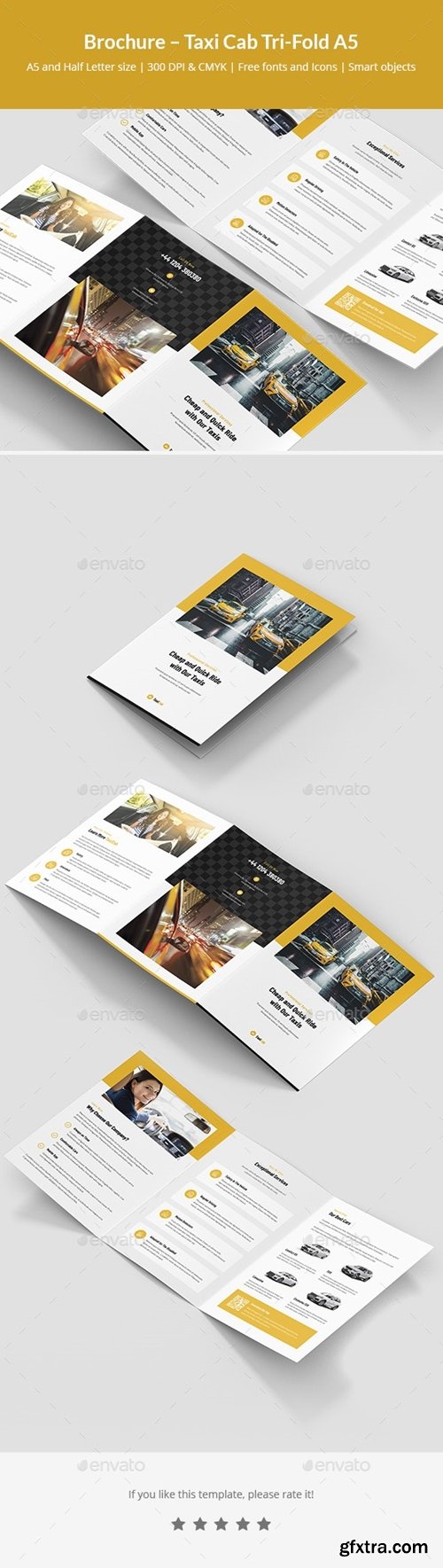 GraphicRiver - Brochure – Taxi Cab Tri-Fold A5 24821752