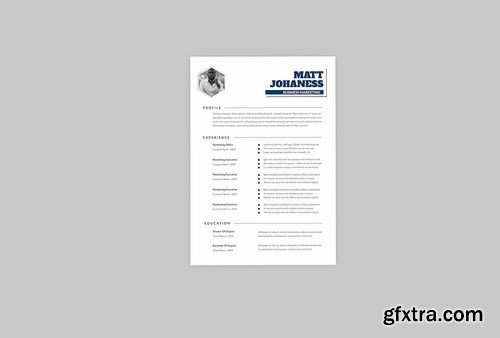 Business Marketing Resume Designer