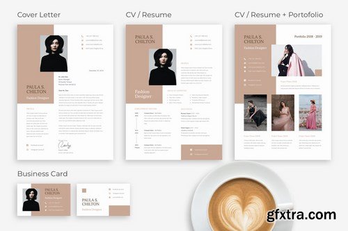 Professional CV Resume - Fiteen Fashion Designer