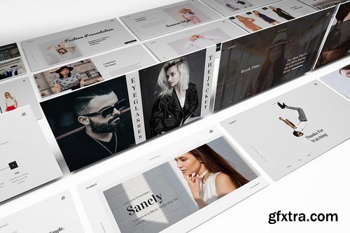 Fashion lookbook Powerpoint Google Slides and Keynote Templates