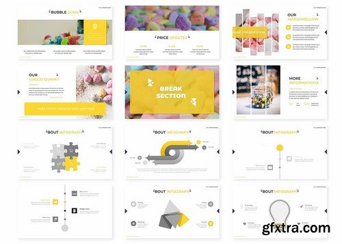 Candies - Powerpoint Google Slides and Keynote Templates