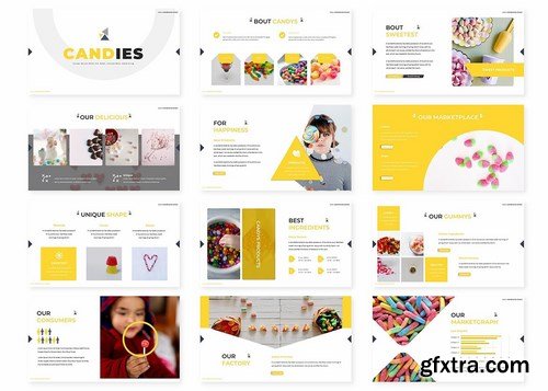 Candies - Powerpoint Google Slides and Keynote Templates