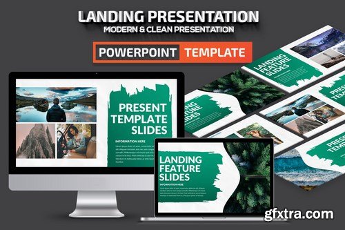 Landing Powerpoint and Keynote Templates