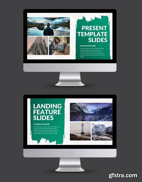 Landing Powerpoint and Keynote Templates