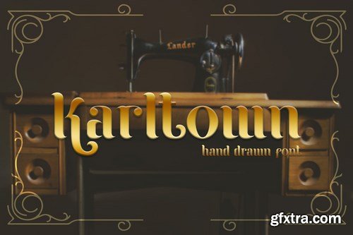 CM - Karltown - Handdrawn Font 4214969