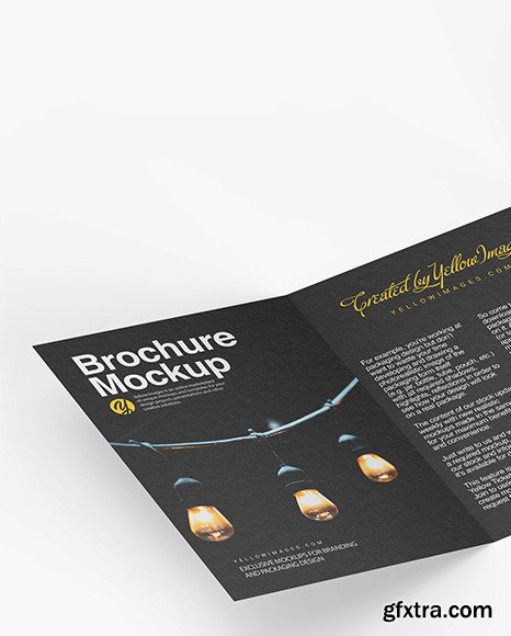 Textured Brochure Mockup 50200