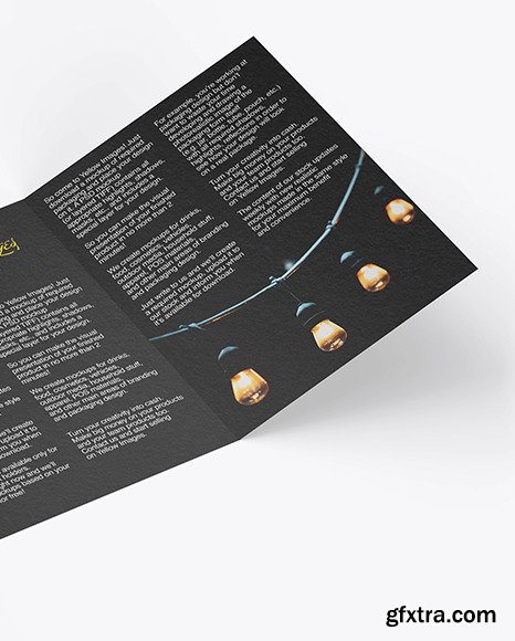 Textured Brochure Mockup 50200