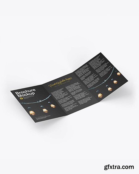 Textured Brochure Mockup 50200