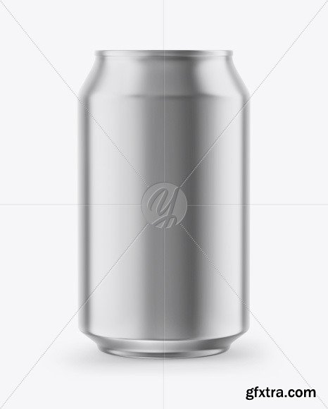 Glossy Metallic Can Mockup 49937