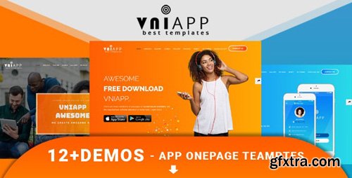 ThemeForest - VniApp v1.0 - Showcase Mobile App HTML Template - 21152000