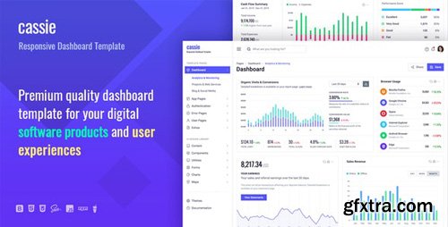 ThemeForest - Cassie v1.0.0 - Responsive Dashboard and Admin HTML5 Template - 24369212