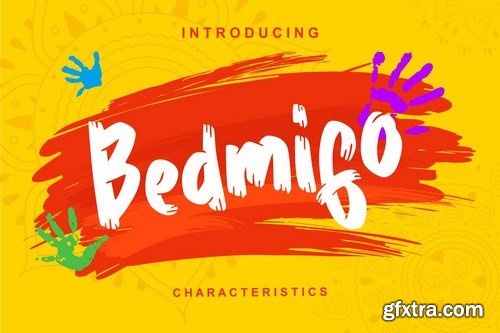 Bedmifo Characteristics Script Font