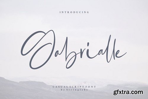 CM - Gabrialle - Casual Script Font 4215029