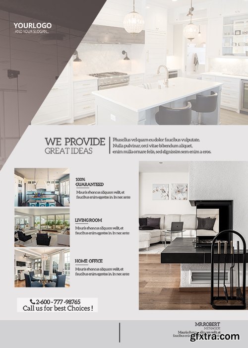 Real Estate Flyer - Premium flyer psd template