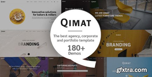 ThemeForest - QIMAT v1.0 - Creative Agency, Corporate and Portfolio Multi-purpose Template - 23523117