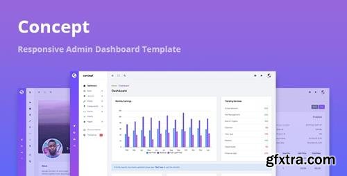 ThemeForest - Concept v1.0 - Responsive Admin Dashboard Template - 24864842