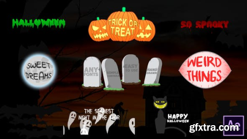 VideoHive Halloween Titles | After Effects 24866325